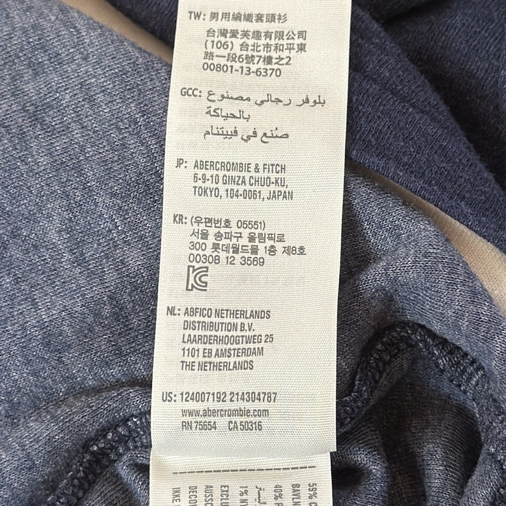 Abercrombie & Fitch Long Sleeve Shirt Unisex - Picture 12 of 12